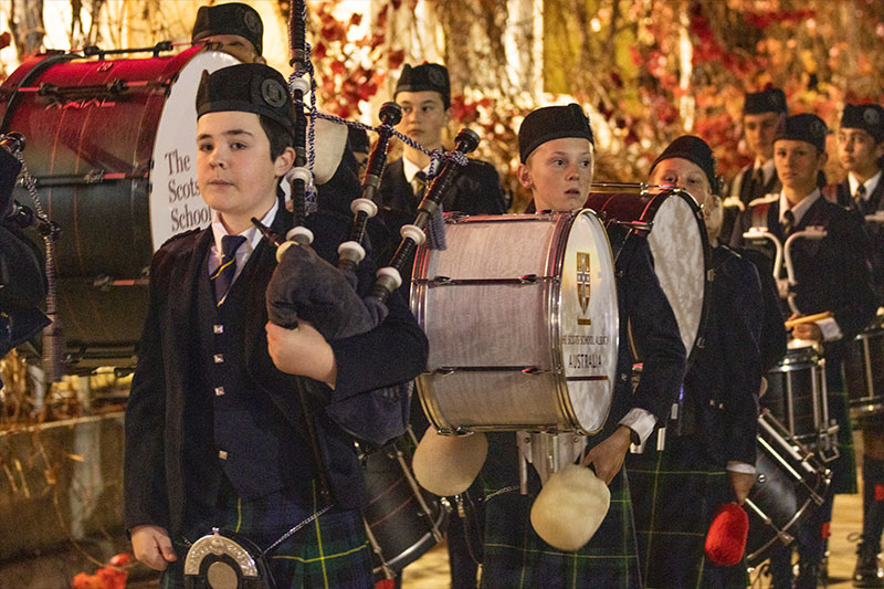 The Scots School Pipe Band
